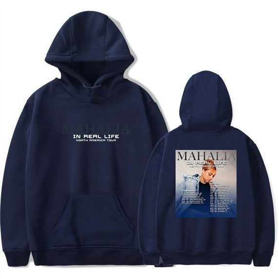 Mahalia Hoodies In Real Life Tour Women Men Fashion Casual Sweatshirt Long Sleeve Pullover