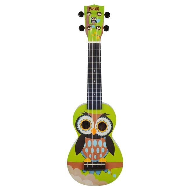 Mahalo Art II Series Soprano Ukulele, Owl Motiff
