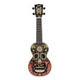 thumbnail image 1 of Art Series Soprano Ukulele w/Bag Skull Day of the Dead Skull, 1 of 4