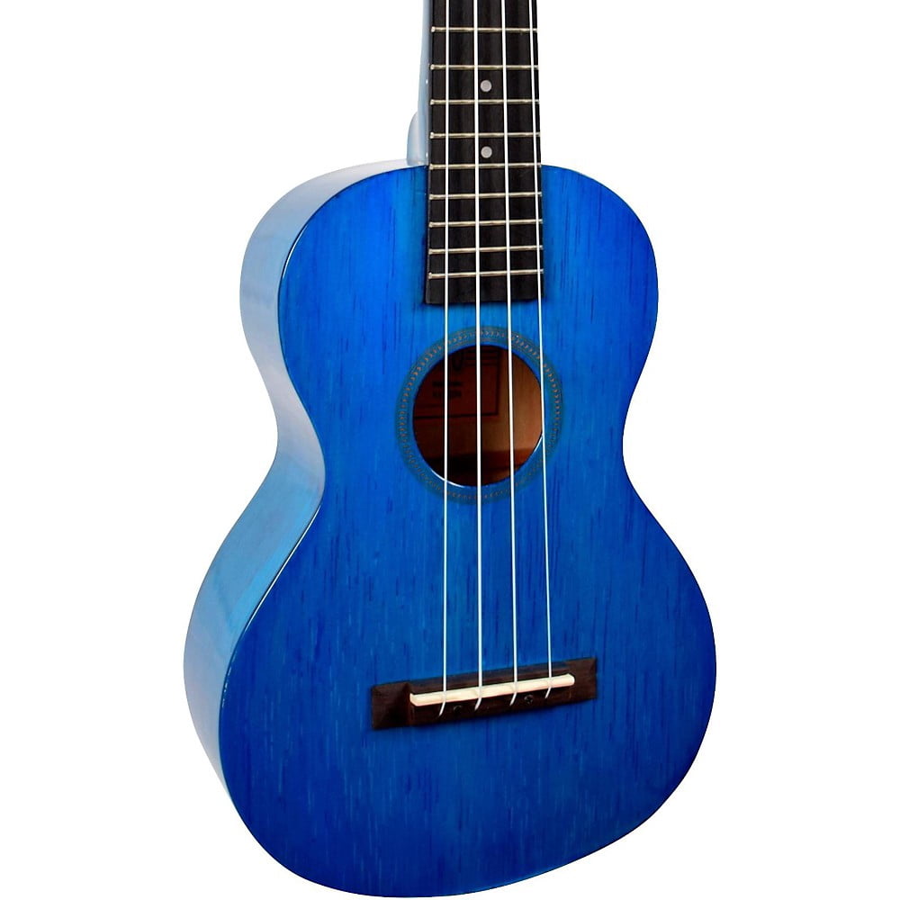 Hano Concert Ukulele w/Bag Trans Blue