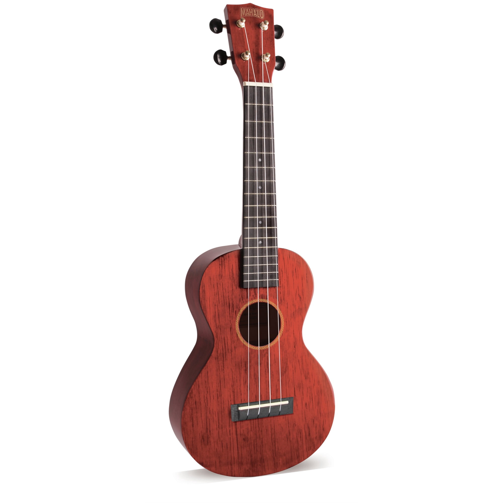 Hano Concert Ukulele w/Bag Trans Wine Red