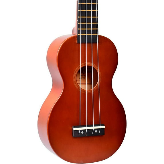 Mahalo MR1TBR Rainbow Series Soprano Ukulele, Transparent Brown
