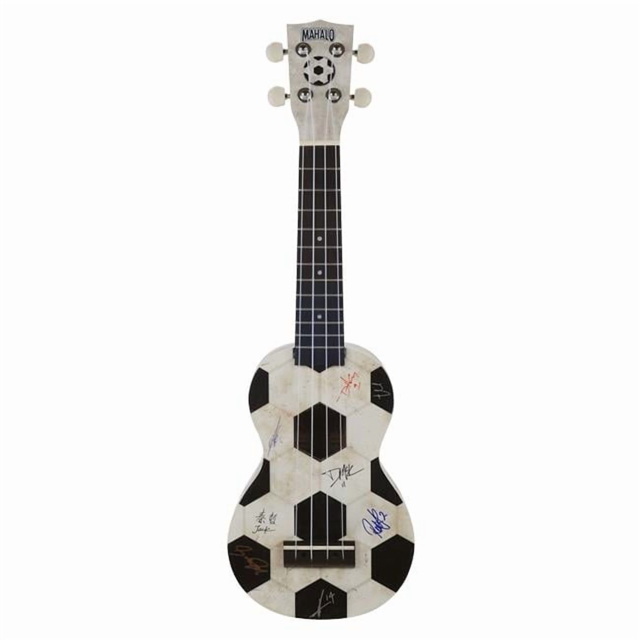 Mahalo Ukuleles MA1FB-U Mahalo Art II Series Soprano Ukulele, Soccar Motiff