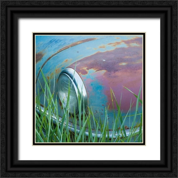 Mahan, Kathy 12x12 Black Ornate Wood Framed with Double Matting Museum Art Print Titled - 1947 Chyrsler II