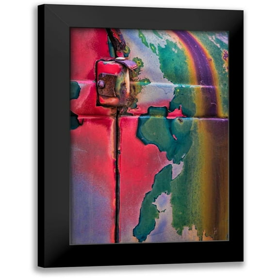 Mahan, Kathy 13x18 Black Modern Framed Museum Art Print Titled - Layers of Color I