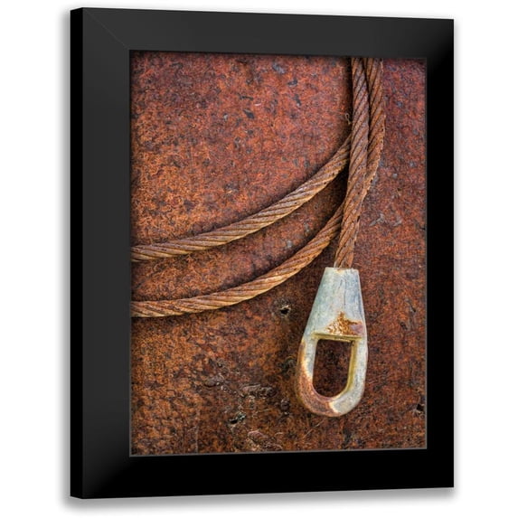 Mahan, Kathy 13x18 Black Modern Framed Museum Art Print Titled - Rusty Metal I
