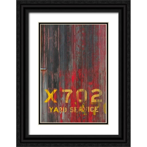 Mahan, Kathy 13x18 Black Ornate Wood Framed with Double Matting Museum Art Print Titled - Railroad Car II
