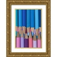 thumbnail image 1 of Mahan, Kathy 13x18 Gold Ornate Wood Framed with Double Matting Museum Art Print Titled - Colored Pencils II, 1 of 4