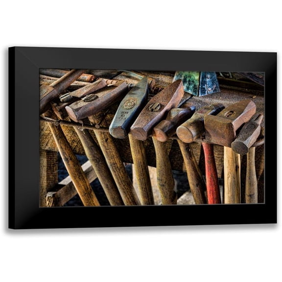 Mahan, Kathy 14x11 Black Modern Framed Museum Art Print Titled - Blacksmith Shop II