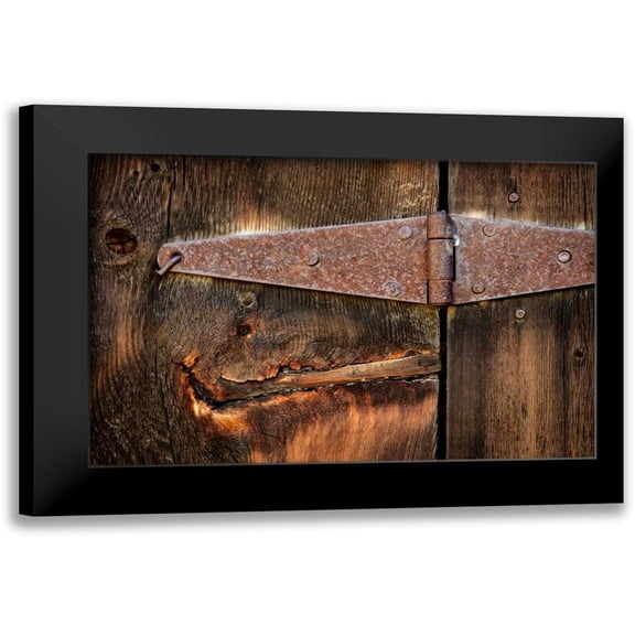 Mahan, Kathy 14x11 Black Modern Framed Museum Art Print Titled - Cabin Hinge