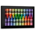 thumbnail image 1 of Mahan, Kathy 14x11 Black Modern Framed Museum Art Print Titled - Crayons of a Rainbow II, 1 of 5