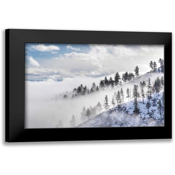 Mahan, Kathy 14x11 Black Modern Framed Museum Art Print Titled - Daggett Pass I