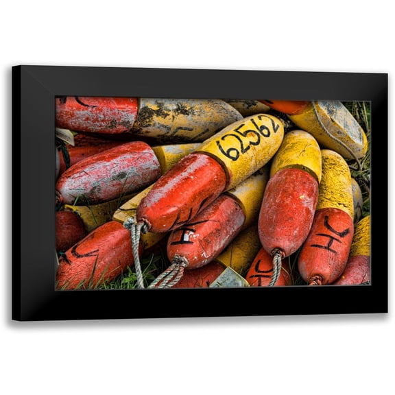 Mahan, Kathy 14x11 Black Modern Framed Museum Art Print Titled - Fishing in Alaska I