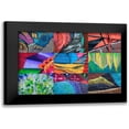 thumbnail image 1 of Mahan, Kathy 14x11 Black Modern Framed Museum Art Print Titled - Graffiti II, 1 of 5