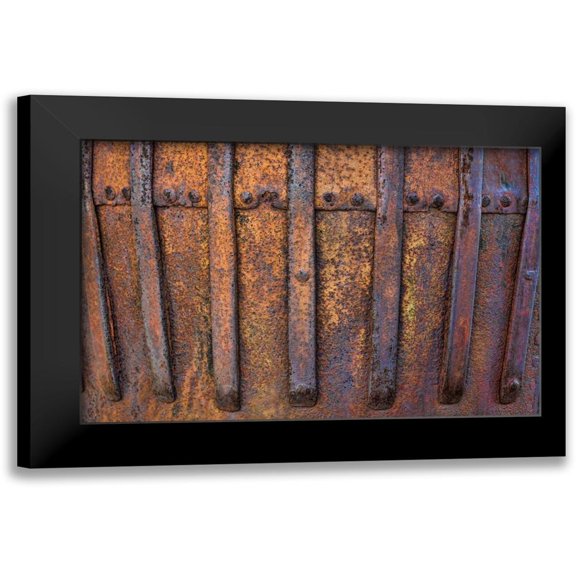 Mahan, Kathy 14x11 Black Modern Framed Museum Art Print Titled - Mining Equipment I