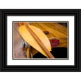 thumbnail image 1 of Mahan, Kathy 14x11 Black Ornate Wood Framed with Double Matting Museum Art Print Titled - Rowboat Oar I, 1 of 4