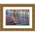 thumbnail image 1 of Mahan, Kathy 14x11 Gold Ornate Wood Framed with Double Matting Museum Art Print Titled - Boat Wake I, 1 of 4