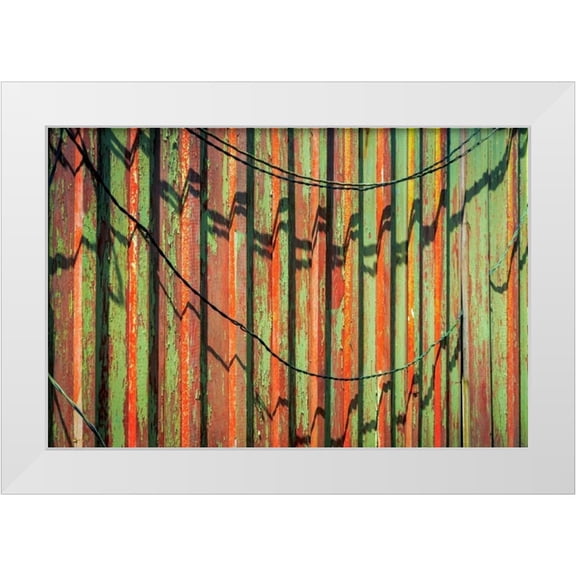 Mahan, Kathy 14x11 White Modern Wood Framed Museum Art Print Titled - Cannery Wall