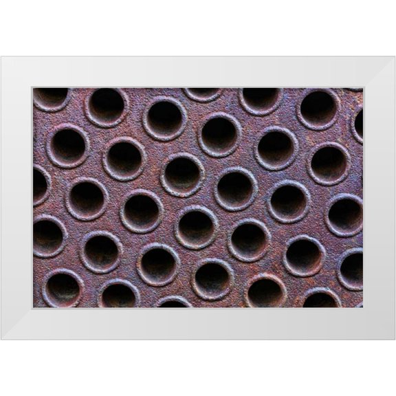 Mahan, Kathy 14x11 White Modern Wood Framed Museum Art Print Titled - Mining Equipment III