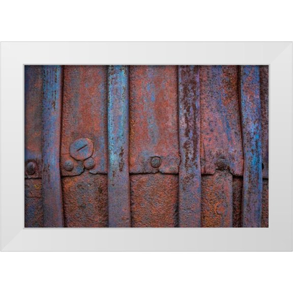 Mahan, Kathy 14x11 White Modern Wood Framed Museum Art Print Titled - Mining Equipment II