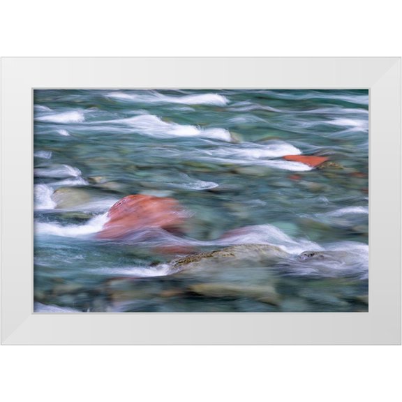 Mahan, Kathy 14x11 White Modern Wood Framed Museum Art Print Titled - NF Skokomish River II