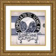 thumbnail image 1 of Mahan, Kathy 15x15 Gold Ornate Wood Framed with Double Matting Museum Art Print Titled - Railroad Logo II, 1 of 4