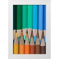 thumbnail image 1 of Mahan, Kathy 17x24 White Modern Wood Framed Museum Art Print Titled - Colored Pencils III, 1 of 4