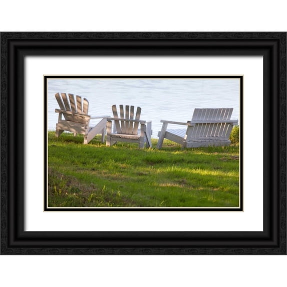 Mahan, Kathy 18x13 Black Ornate Wood Framed with Double Matting Museum Art Print Titled - Seabeck Adirondacks
