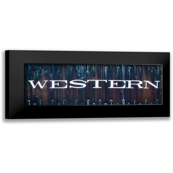 Mahan, Kathy 18x9 Black Modern Framed Museum Art Print Titled - Western