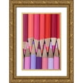 thumbnail image 1 of Mahan, Kathy 23x32 Gold Ornate Wood Framed with Double Matting Museum Art Print Titled - Colored Pencils V, 1 of 4