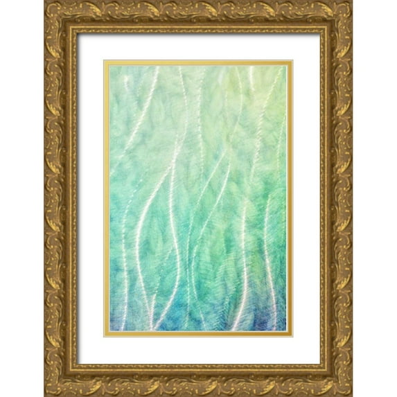 Mahan, Kathy 23x32 Gold Ornate Wood Framed with Double Matting Museum Art Print Titled - Polished Steel I