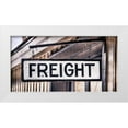 thumbnail image 1 of Mahan, Kathy 24x14 White Modern Wood Framed Museum Art Print Titled - Freight Sign, 1 of 4