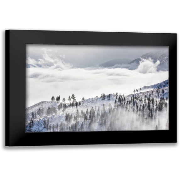 Mahan, Kathy 24x17 Black Modern Framed Museum Art Print Titled - Daggett Pass II