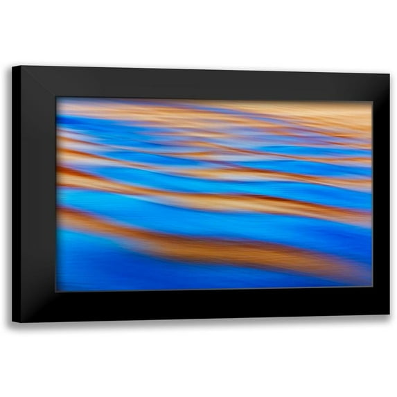 Mahan, Kathy 24x17 Black Modern Framed Museum Art Print Titled - Electric Blue II