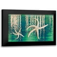 thumbnail image 1 of Mahan, Kathy 24x17 Black Modern Framed Museum Art Print Titled - Starfish on Water I, 1 of 5
