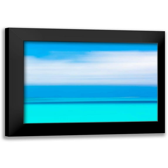 Mahan, Kathy 24x17 Black Modern Framed Museum Art Print Titled - Tropical Abstract IV