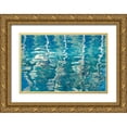 thumbnail image 1 of Mahan, Kathy 24x17 Gold Ornate Wood Framed with Double Matting Museum Art Print Titled - Blue Reflections I, 1 of 4