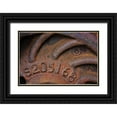 thumbnail image 1 of Mahan, Kathy 32x23 Black Ornate Wood Framed with Double Matting Museum Art Print Titled - Train Wheel, 1 of 4