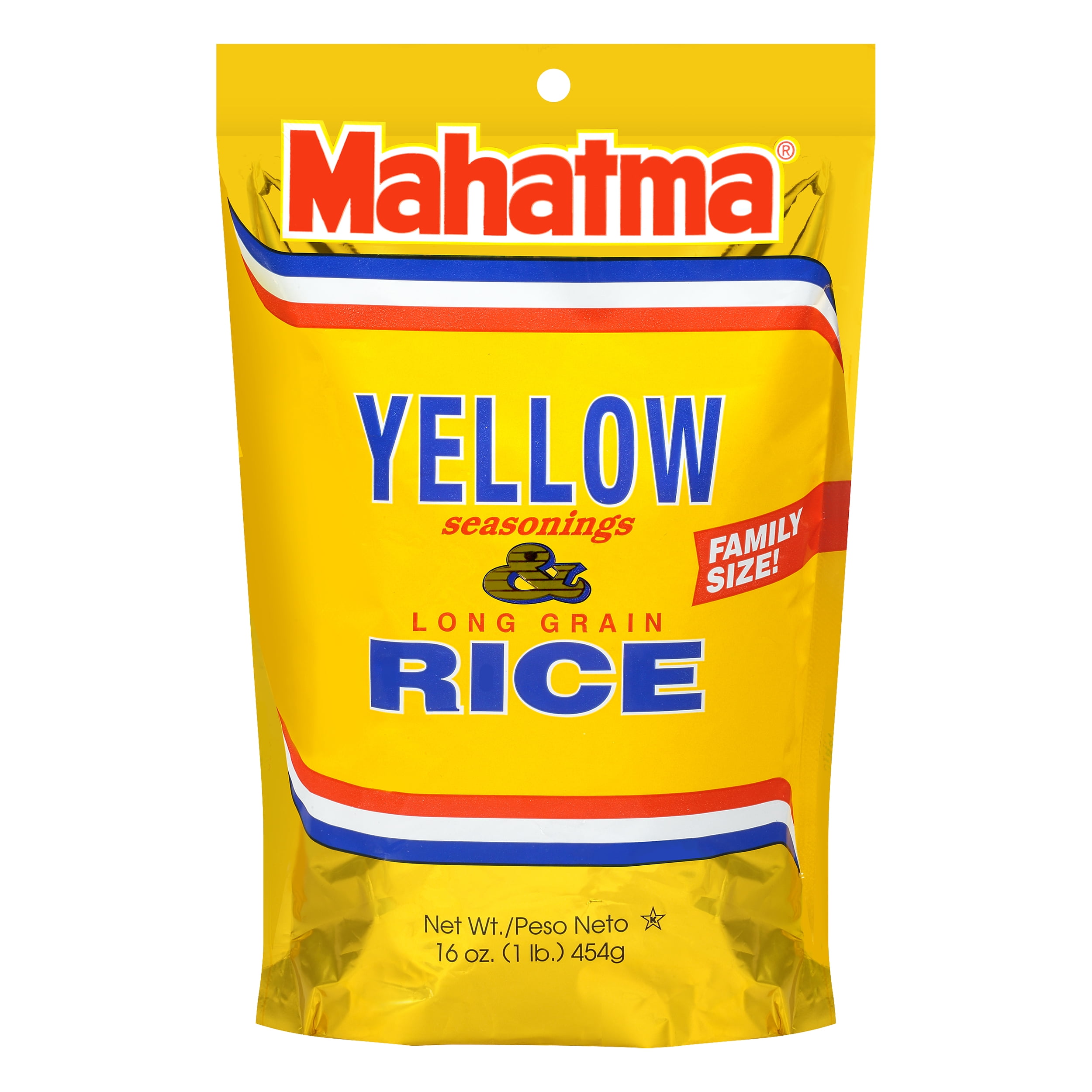 Mahatma Authentic Saffron Yellow Rice, Seasoned Rice with Spices, 16 oz