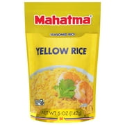 Mahatma Authentic Saffron Yellow Rice, Seasoned Rice with Spices, Gluten Free, 5 oz Bag