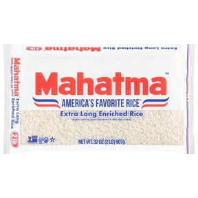 Mahatma Enriched Extra Long Grain White Rice, Gluten-Free, 2 lb Bag