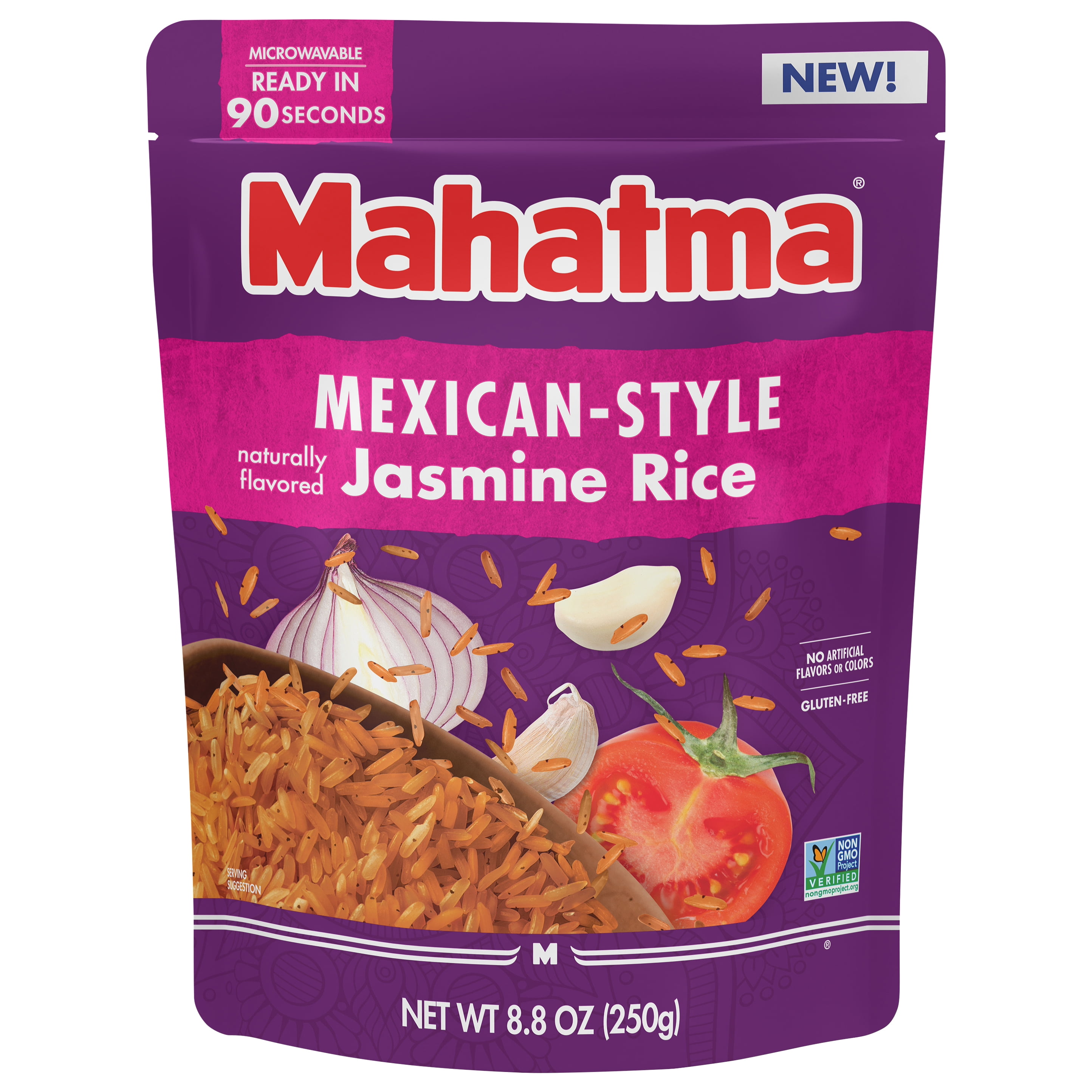 Mahatma ReadytoHeat MexicanStyle Jasmine Rice, 8.8 oz Bag