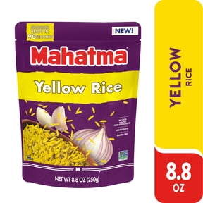 Mahatma Ready-to-Eat Yellow Rice, Microwaveable Rice, Gluten Free, 8.8 oz Pouch