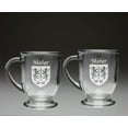 thumbnail image 1 of Maher Irish Coat of Arms Glass Coffee Mugs - Set of 2, 1 of 1