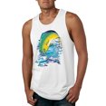 thumbnail image 1 of Mahi-Mahi Fish Catching Small Fish Animal Lover Mens Graphic Tank Top, White, Medium, 1 of 3