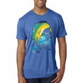 thumbnail image 1 of Mahi-Mahi Fish Catching Small Fish Animal Lover Mens Premium Tri Blend T-Shirt, Vintage Royal, 2XL, 1 of 3
