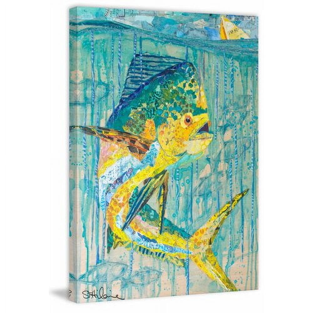 "Mahi-Mahi" Painting Print on Wrapped Canvas
