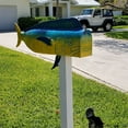 thumbnail image 1 of Mahi Mahi (dolphin Fish) Mailbox Garden Dolphin Fish Decoration Metal Mailbox Decoration Garden Crafts Decoration Dolphin Mailbox 1PC, 1 of 9