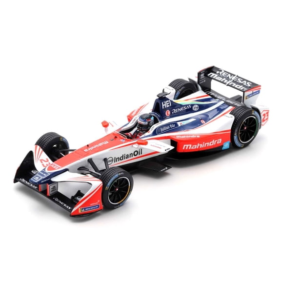 Mahindra Racing Formula E Season 4 Nick Heidfeld (Hong Kong ePrix 3rd Place 2017-18) [1:43 scale in Red and White]