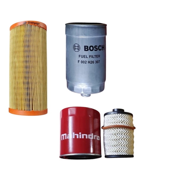Mahindra Roxor Model Includes 0303BC0071N 1001CAA14881N 0313AC0280N F002H26307 Oil Fuel and Air Filters Filter Kit